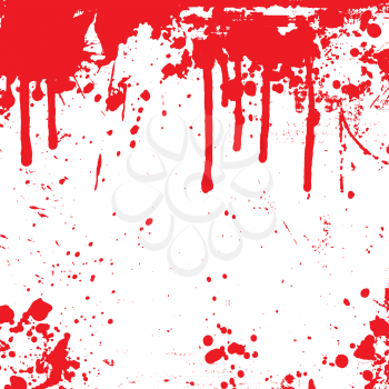 Background of blood splatters and drips
