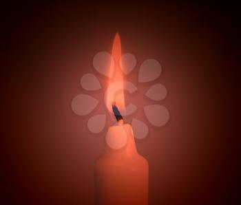 Burning candle