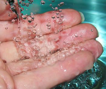 Washing hands