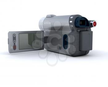3D Render of a digital video camera