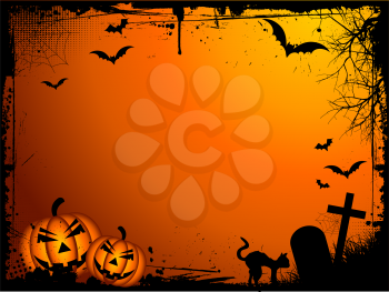 Grunge Halloween background