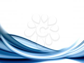 Flowing blue background