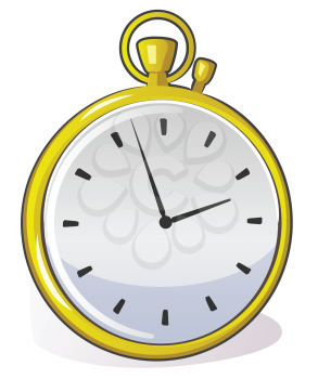 Royalty Free Clipart Image of a Stopwatch