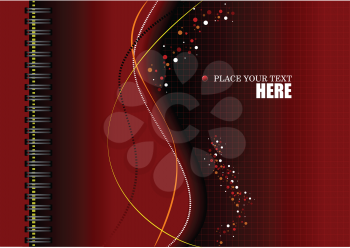 Abstract background or cover for brochure. Vector  illustration