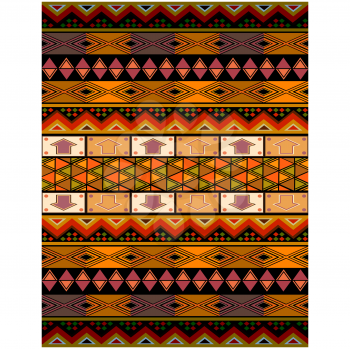 Ethnic pattern in African style