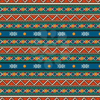 Tribal seamless pattern, abstract art 