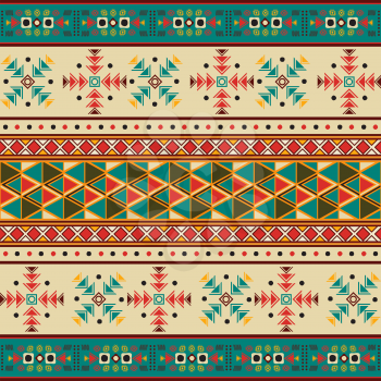 Seamless tile with navaho pattern