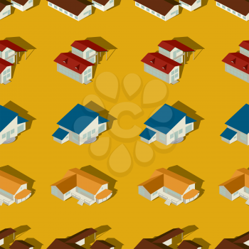 Seamless pattern design of a suburban city