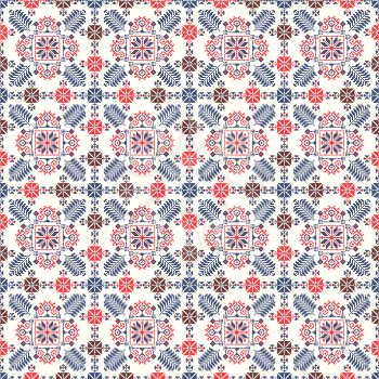 Romanian vector pattern inspired from traditional embroidery