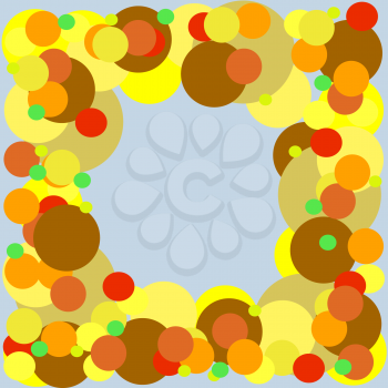 Royalty Free Clipart Image of a Bubble Frame