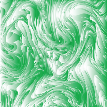Royalty Free Clipart Image of a Mixed Green and White