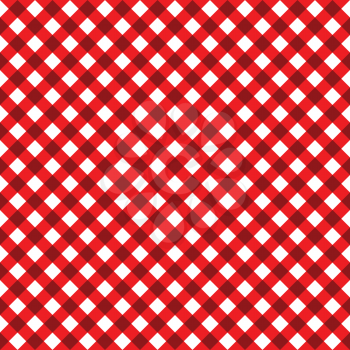 Royalty Free Clipart Image of a Red Checkered Pattern