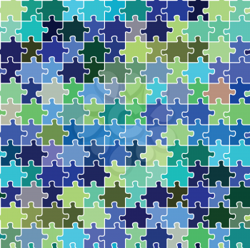 Royalty Free Clipart Image of Puzzles