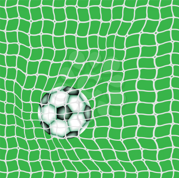 goal ball, abstract vector art illustration