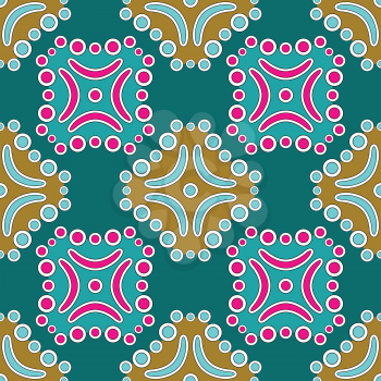 ornamental traditional pattern, abstract seamless texture, vector art illustration