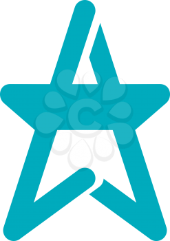 Royalty Free Clipart Image of a Star Icon