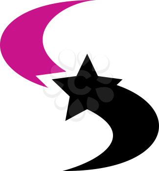 Royalty Free Clipart Image of an S