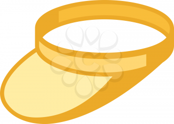 Royalty Free Clipart Image of a Visor