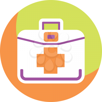 Royalty Free Clipart Image of a Medical Bag