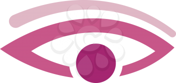 Royalty Free Clipart Image of an Eye Design