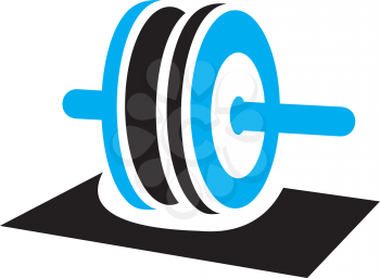 Royalty Free Clipart Image of a Weight