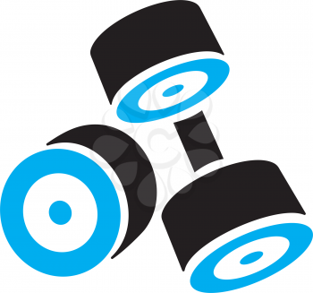 Royalty Free Clipart Image of Weights