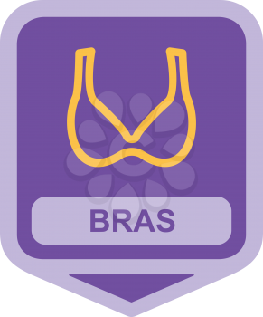Royalty Free Clipart Image of a Bra