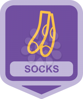 Royalty Free Clipart Image of Socks