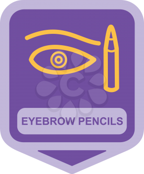 Royalty Free Clipart Image of an Eyebrow Pencil