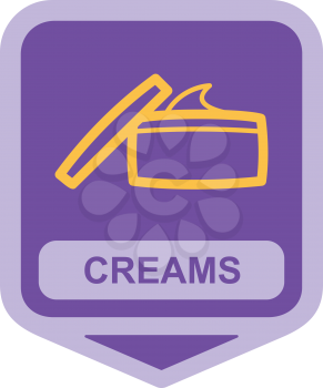 Royalty Free Clipart Image of a Jar of Cream