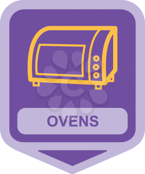 Royalty Free Clipart Image of a Toaster Oven