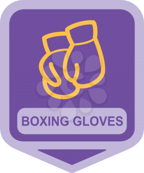 Royalty Free Clipart Image of Boxing Gloves