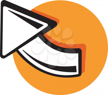 Royalty Free Clipart Image of an Arrow