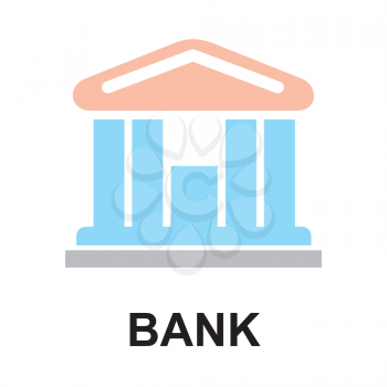 Royalty Free Clipart Image of a Bank