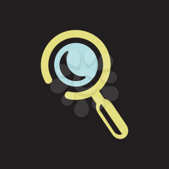 Royalty Free Clipart Image of a Magnifying Glass