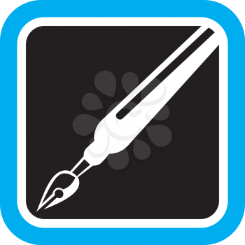 Royalty Free Clipart Image of a Fountain Pen