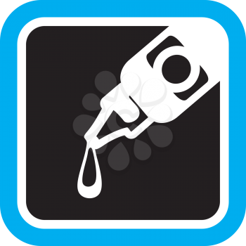 Royalty Free Clipart Image of a Dropper
