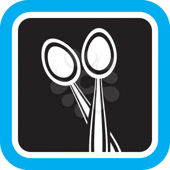 Royalty Free Clipart Image of Spoons