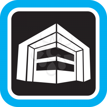 Royalty Free Clipart Image of a Building