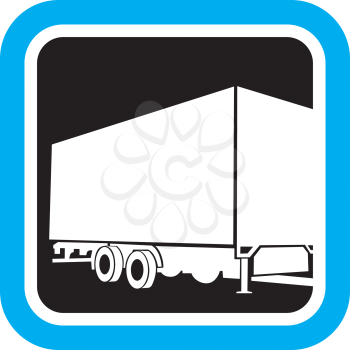 Royalty Free Clipart Image of a Trailer