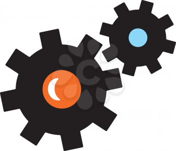 Royalty Free Clipart Image of a Gears