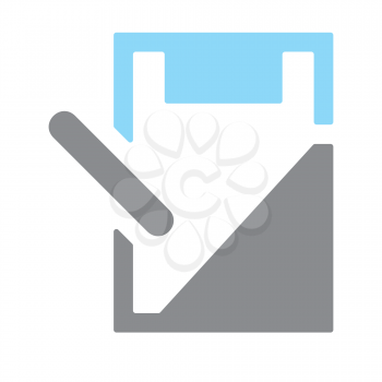 Royalty Free Clipart Image of a Notepad and Pen