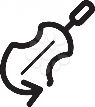 Royalty Free Clipart Image of an Instrument Icon