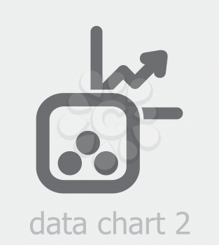 Royalty Free Photo of a Data Chart Icon