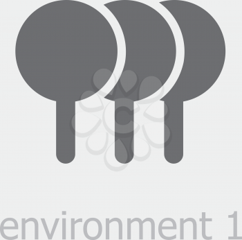 Royalty Free Clipart Image of an Environment Icon