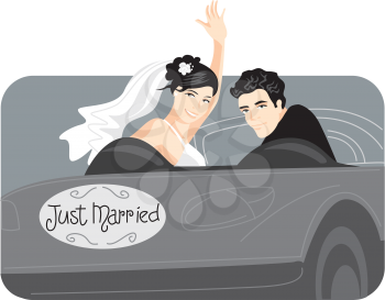Justmarried Clipart