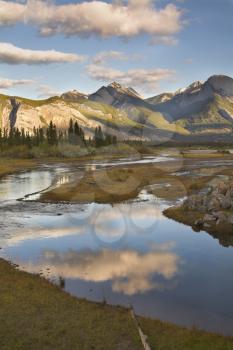 Royalty Free Photo of a Mountain Landscape