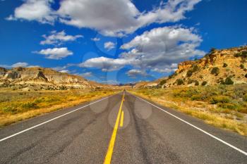 Royalty Free Photo of a Road in Utah