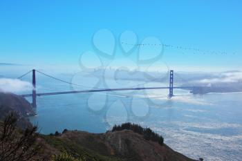 Royalty Free Photo of the Golden Gate Bridge