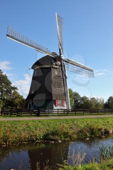 Royalty Free Photo of a Windmill in Holland